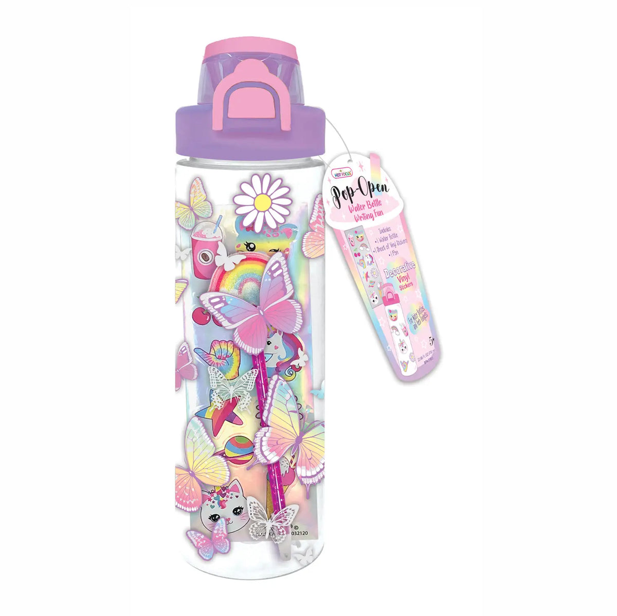 Pop-Open Water Bottle