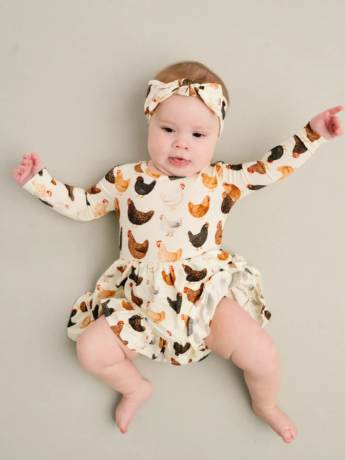 Little One Shop Bamboo Bodysuit Dress - Multiple Prints