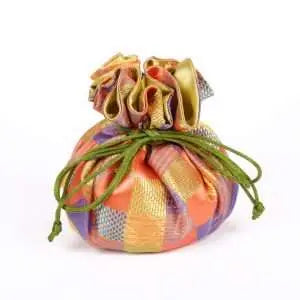 Silk Brocade Travel Jewelry Pouch - Multiple Patterns