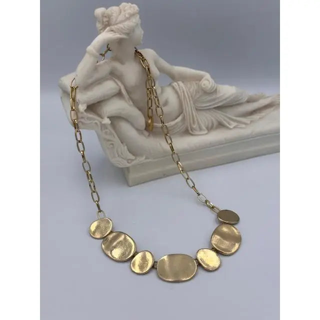 Volare Lunar Flow Pebble Necklace - Multiple Metals #2BR39S