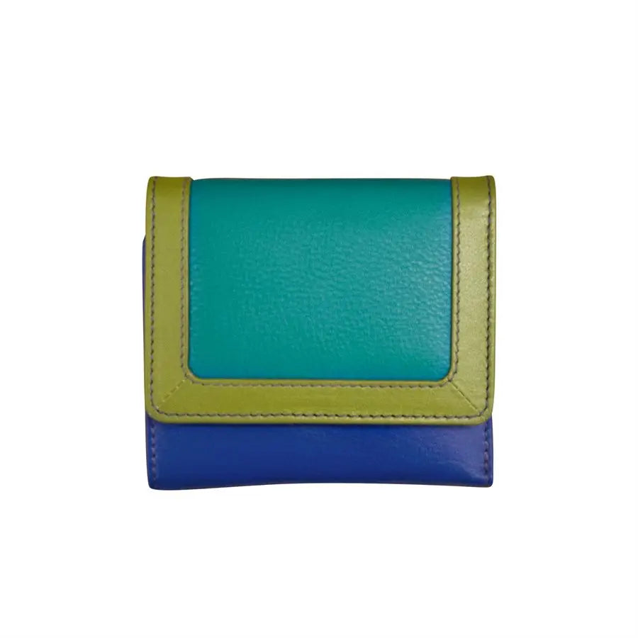 ili New York Leather Block Tri-Fold Wallet - Multiple Colors