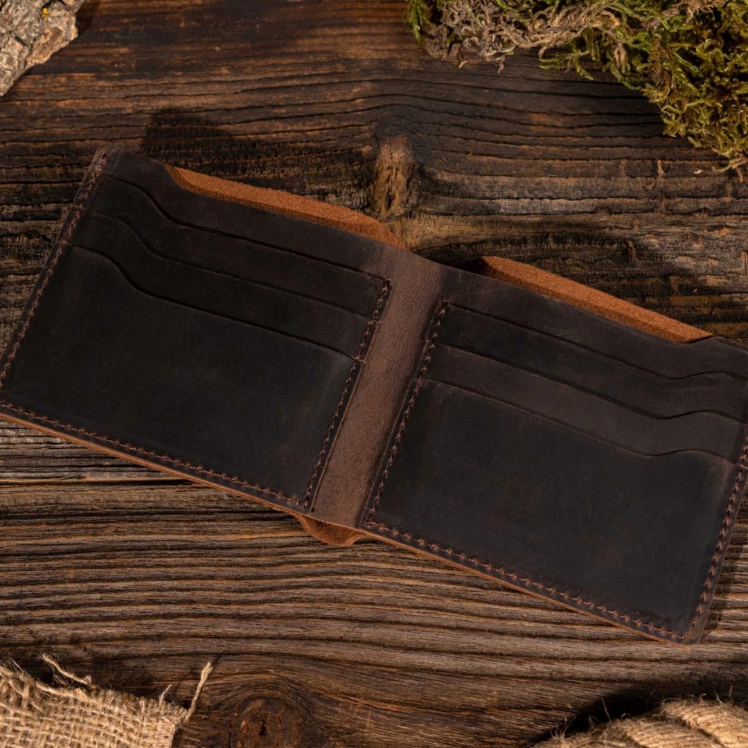 American Leather Goods Bifold Wallet - Multiple Colors