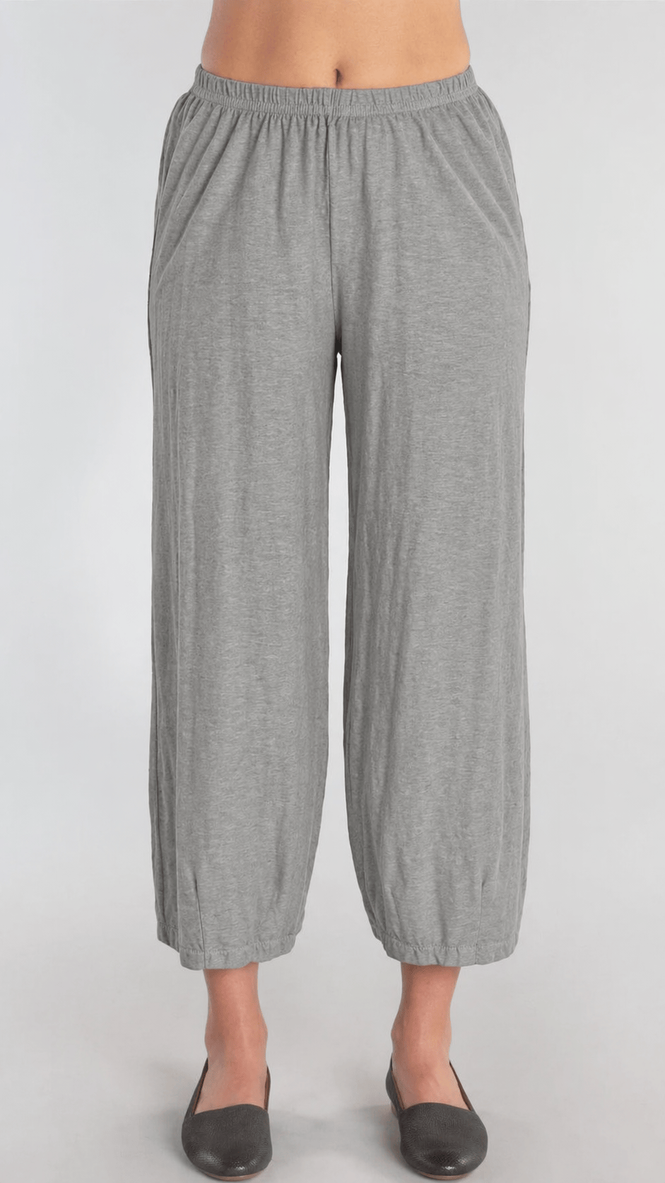 Cut Loose Cotton/Linen Cropped Pant with Darts - Multiple Colors