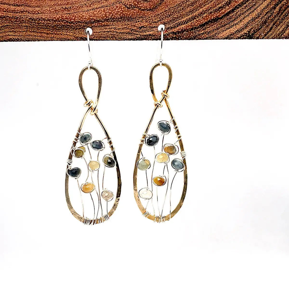 Art By Any Means Wildflower Cat's Eye Earrings