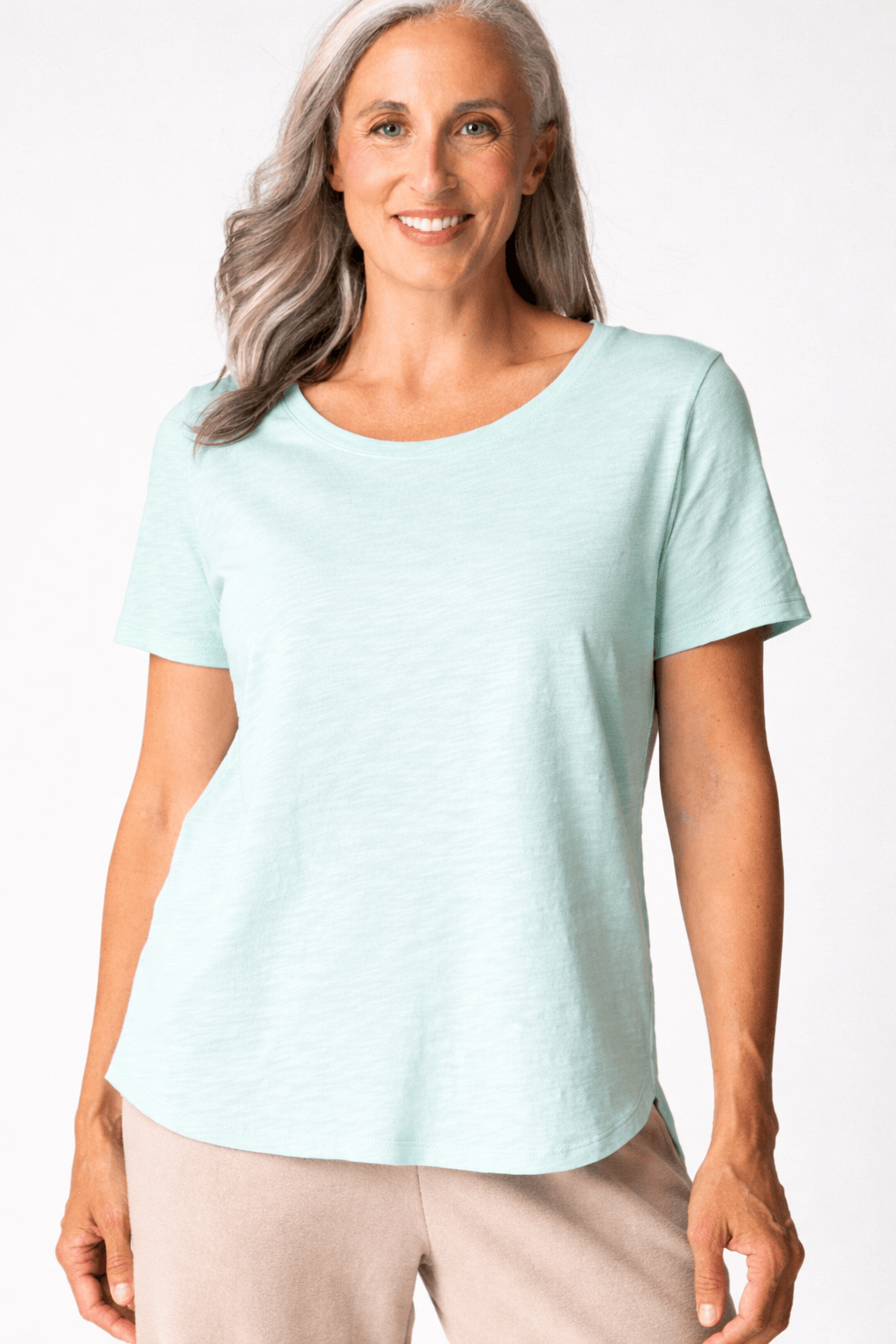Escape Cotton Slub Hi-Low Short Sleeve Tee - Multiple Colors