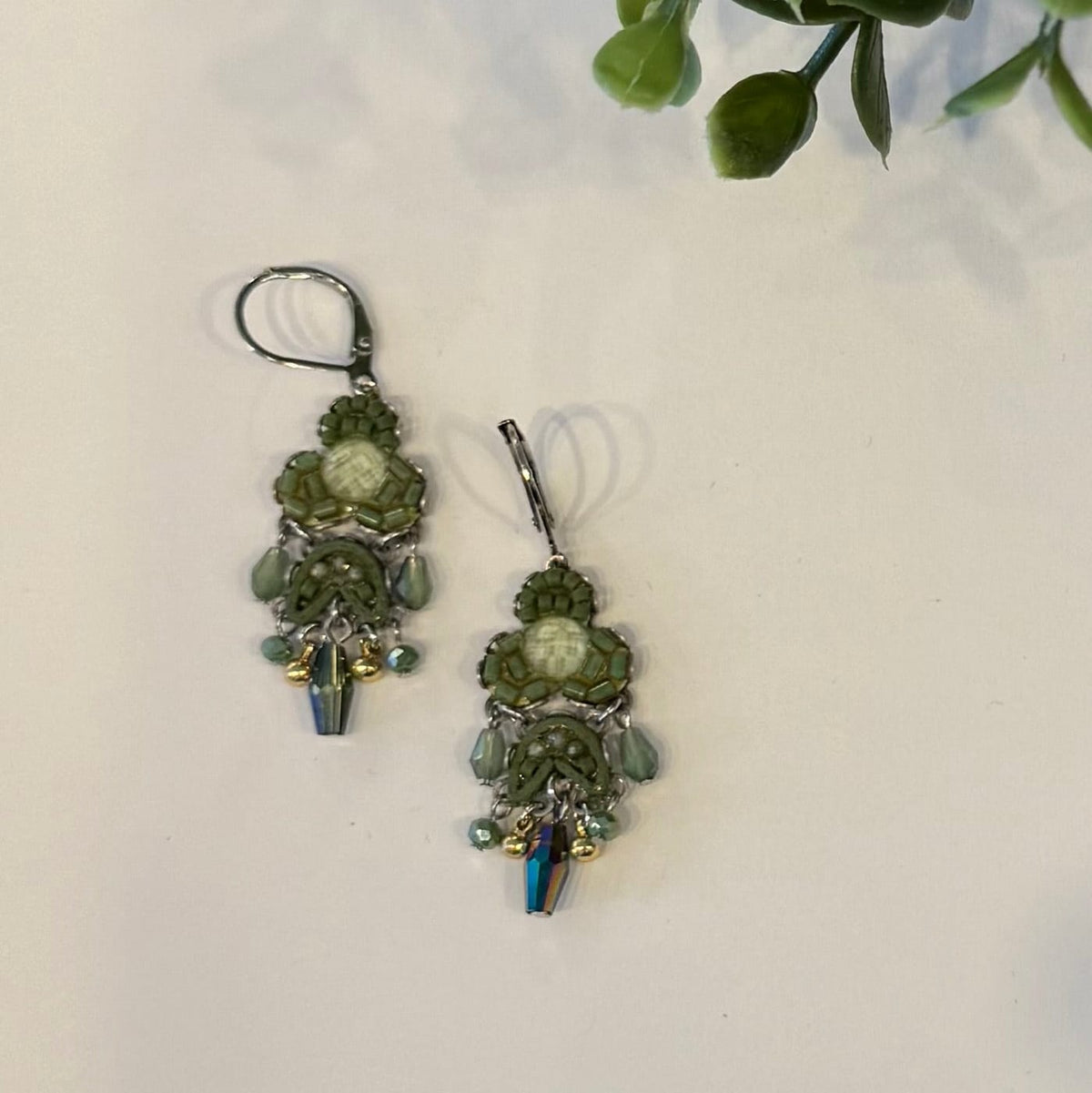 Ayala Bar Eucalyptus Set Praelia Earrings