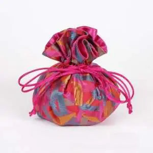 Silk Brocade Travel Jewelry Pouch - Multiple Patterns