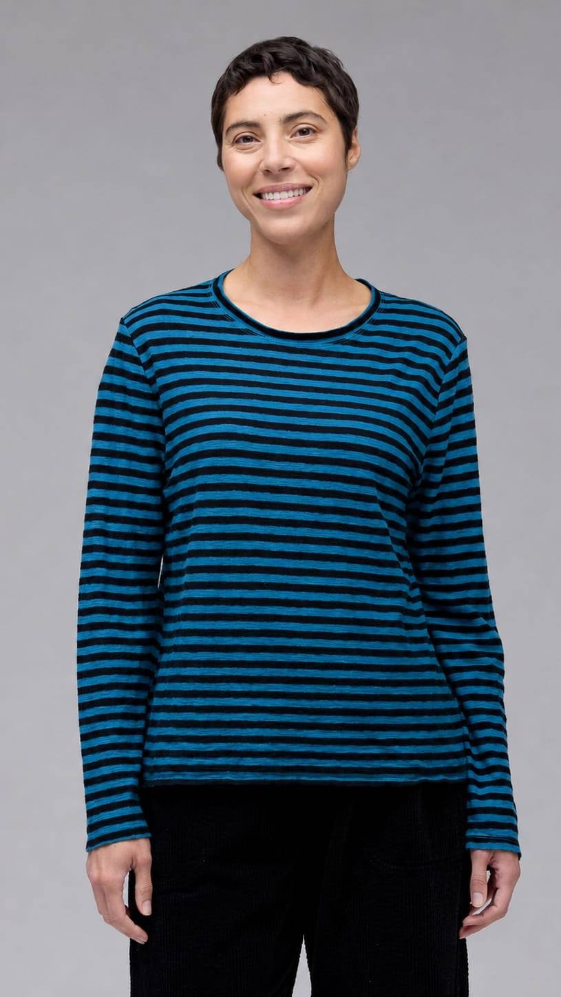 Cut Loose Black Stripe Easy Tee - Multiple Colors