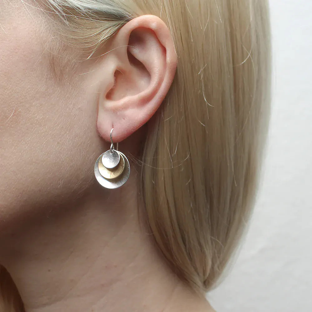 Marjorie Baer Mix Metal Wire Earrings - E0531DW