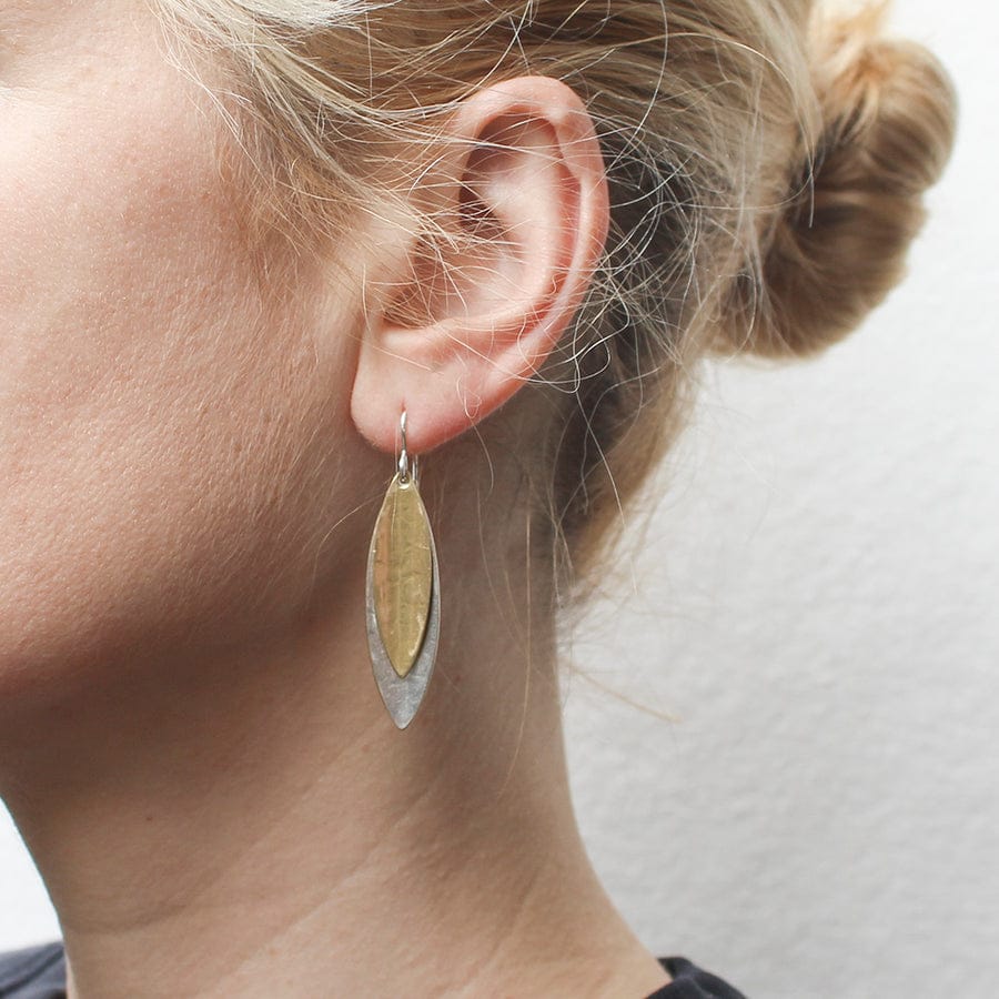 Marjorie Baer Mixed Metal Wire Earrings - E0657DW