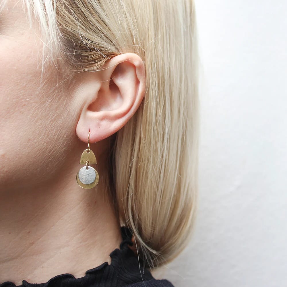 Marjorie Baer Mixed Metal Wire Earrings - E0903DW