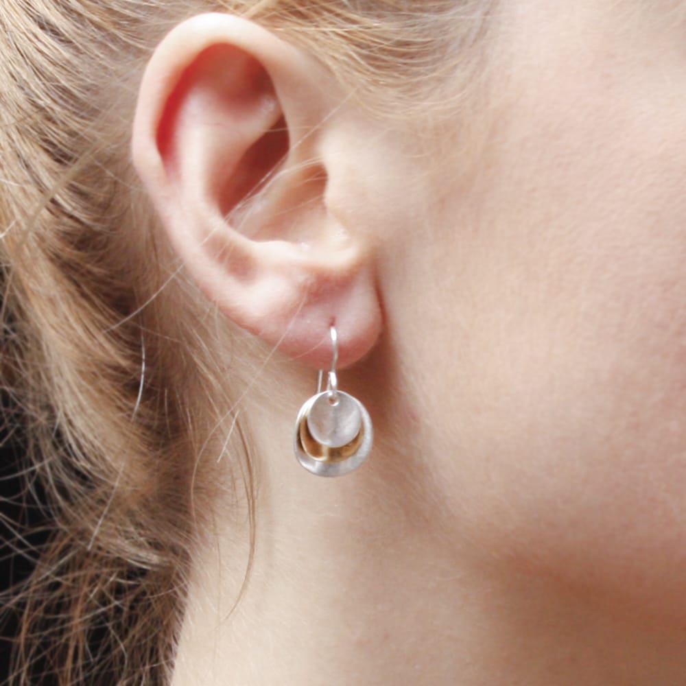 Marjorie Baer Stacked Disc Earrings - E5348DW