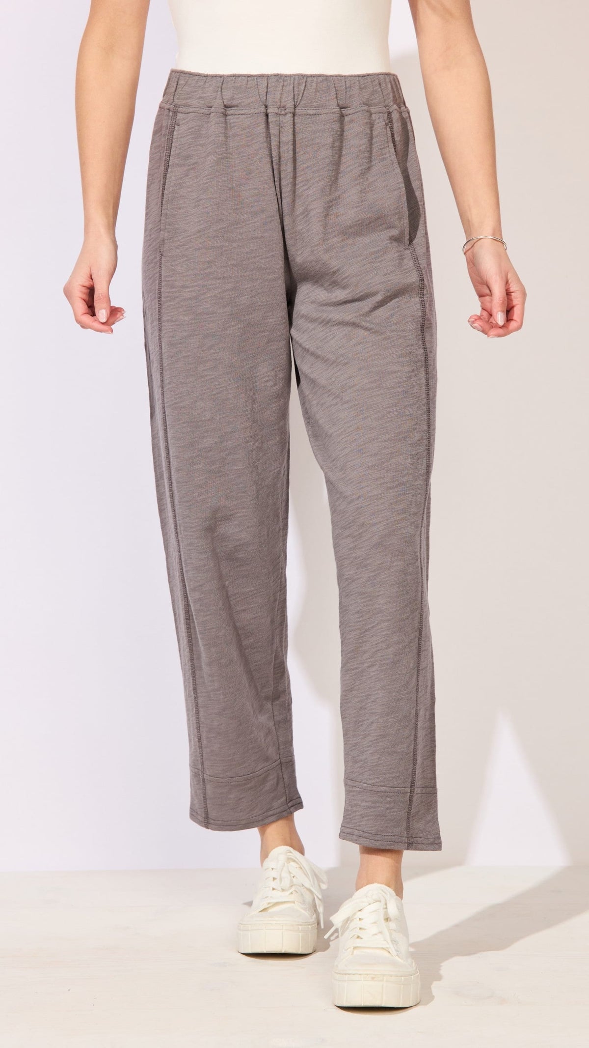 Escape Cotton Slub Serene Seamed Pant - Multiple Colors