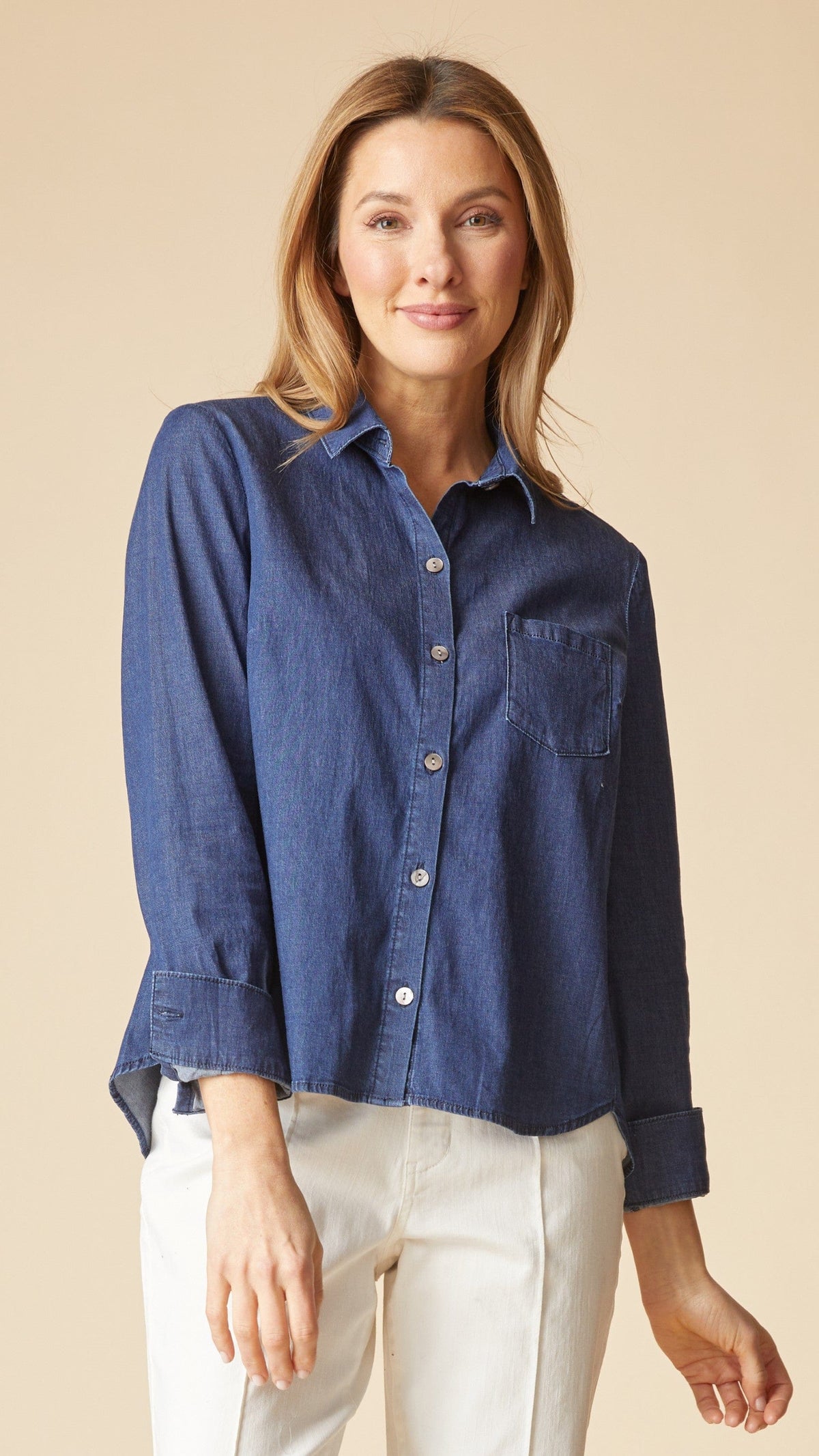 Habitat Perfect Travel Shaped Hem Shirt - Multiple Colors