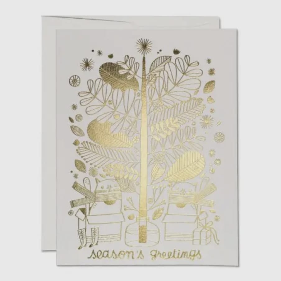Tree Cats Holiday Greeting Card