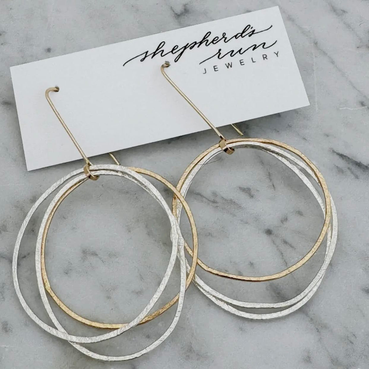 Shepherd's Run Scribble Drop Earrings - Multiple Colors
