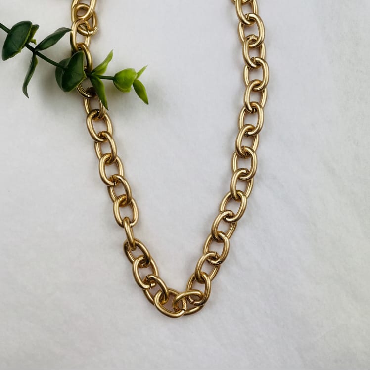Cable Chain Necklace - Multiple Metals