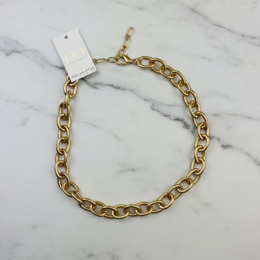 Cable Chain Necklace - Multiple Metals