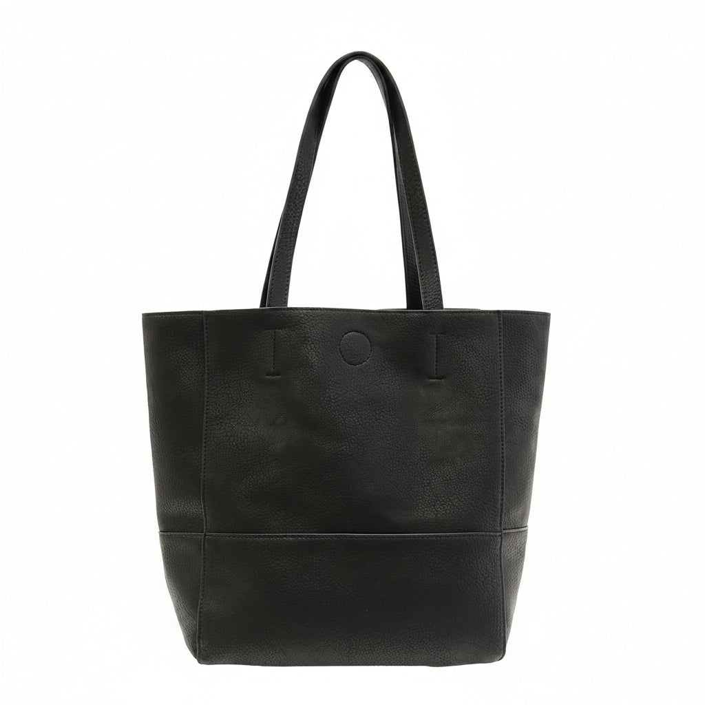 Joy Susan Vegan Leather Faith Raw Edge Tote - Multiple Colors