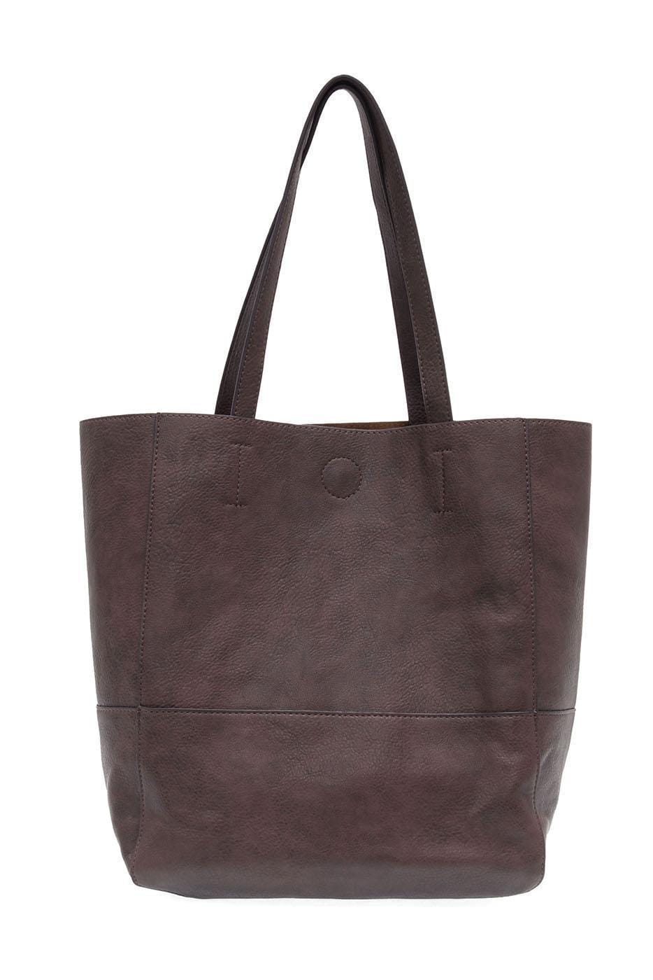 Joy Susan Vegan Leather Faith Raw Edge Tote - Multiple Colors