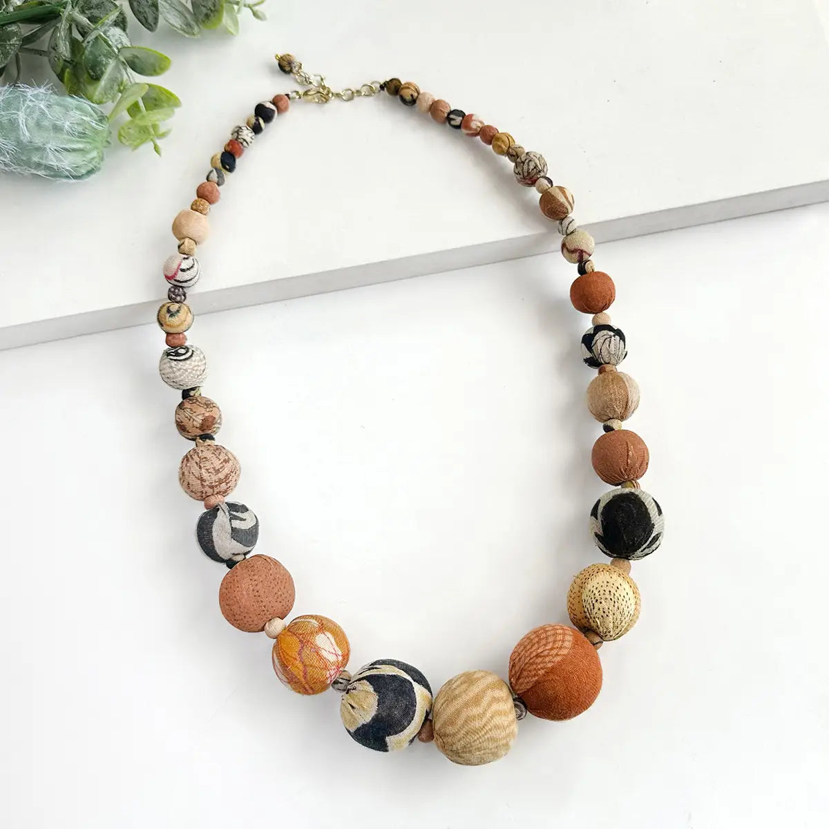 World Finds Kantha Desertscape Necklace