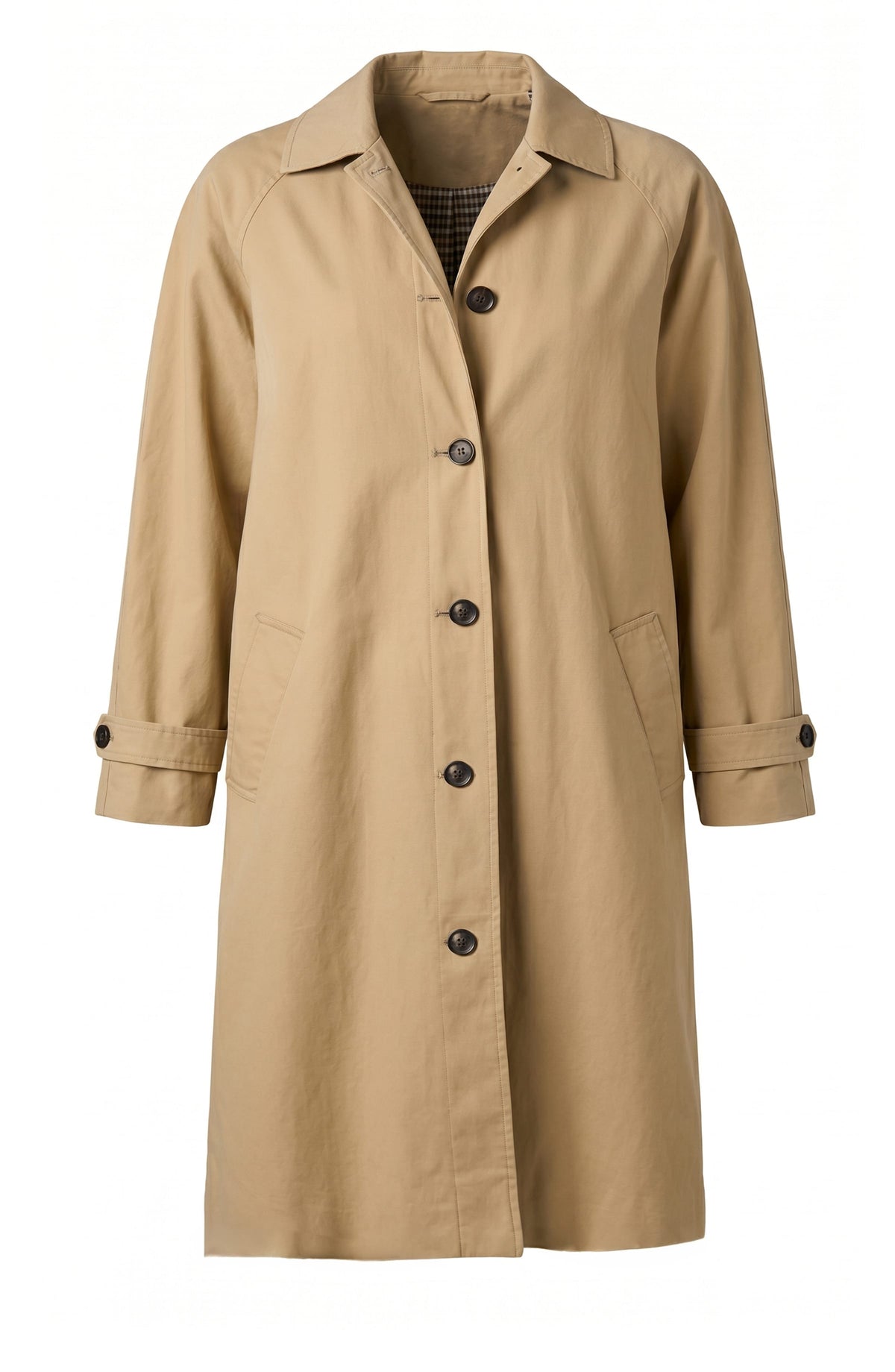 Liverpool Raglan Sleeve Coat with Pleat Back