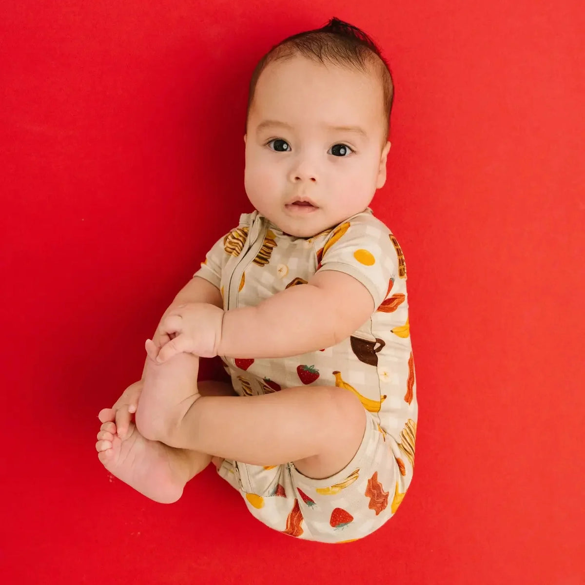 Little One Shop Short Bamboo Romper - Multiple Prints