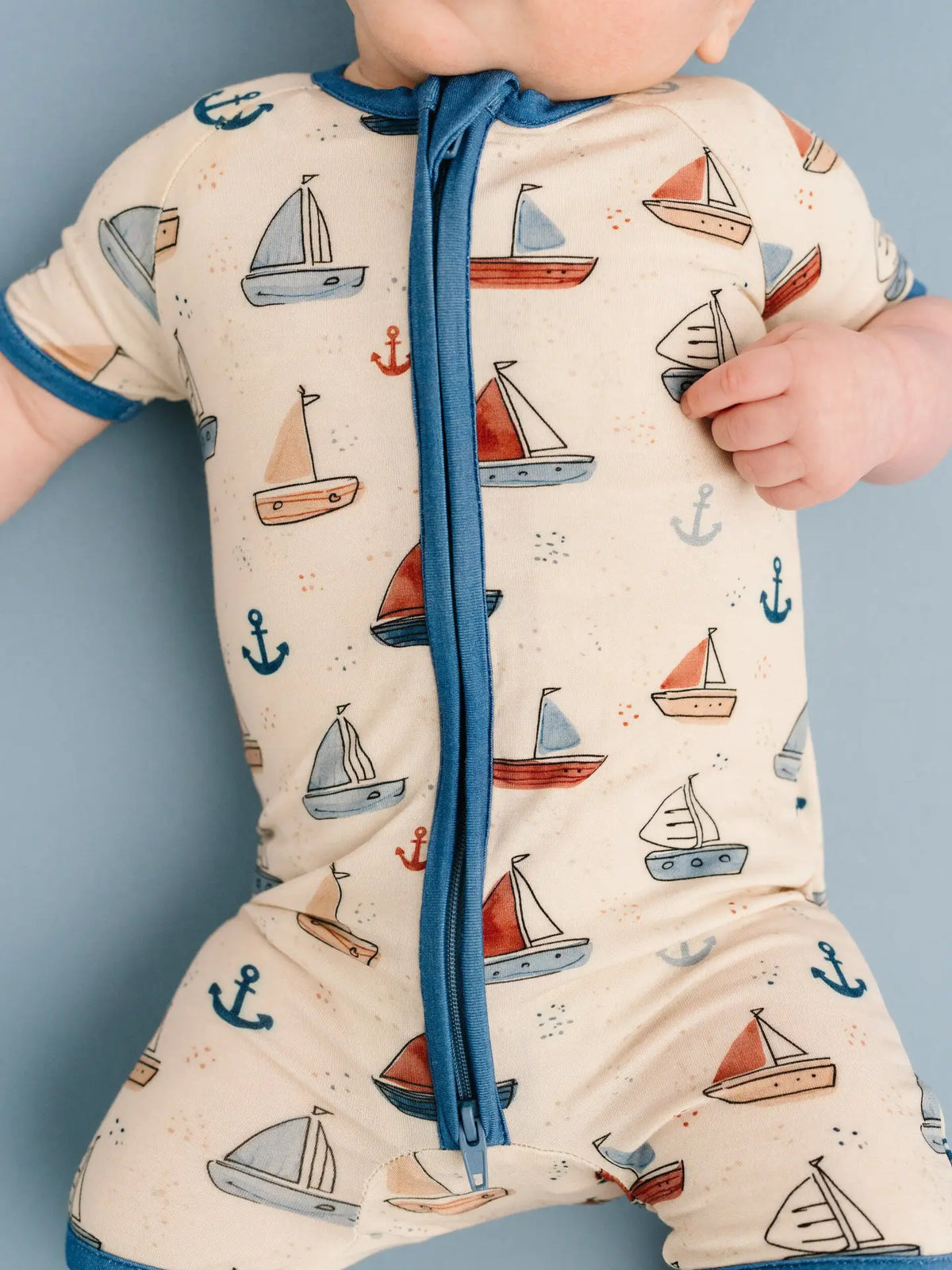 Little One Shop Short Bamboo Romper - Multiple Prints