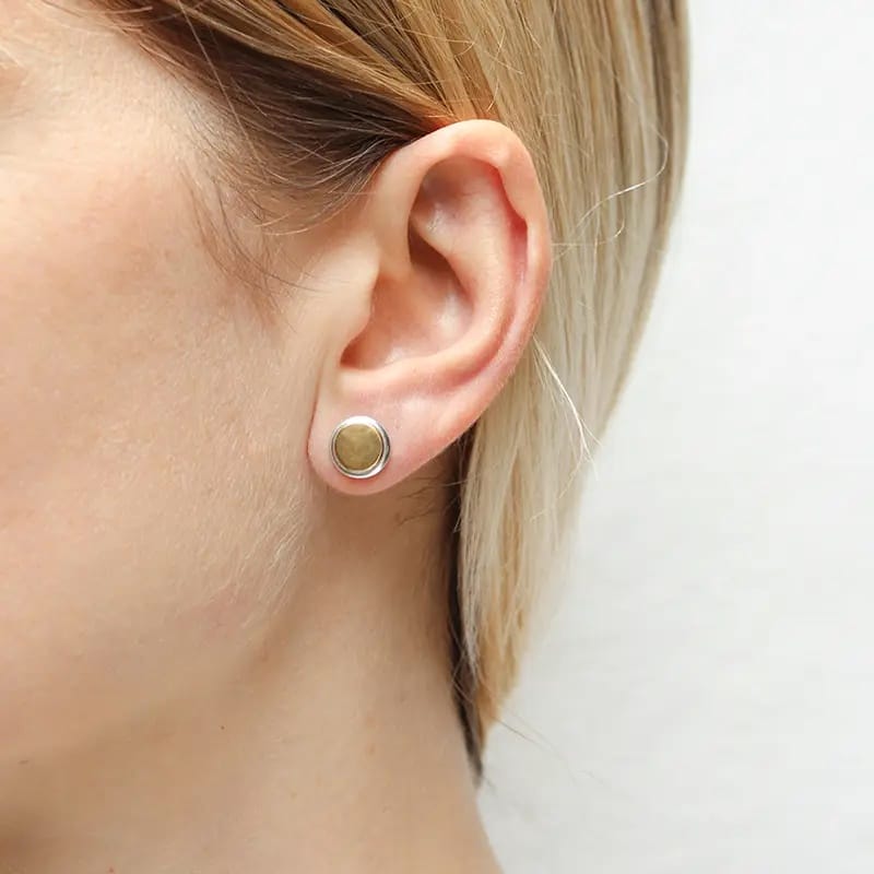Marjorie Baer Extra Small Button Post Earrings - E1448DP
