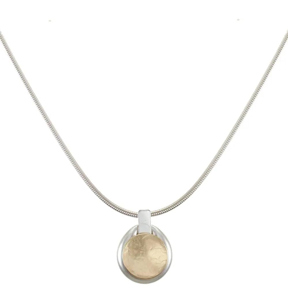 Marjorie Baer Small Button Necklace - N1446D