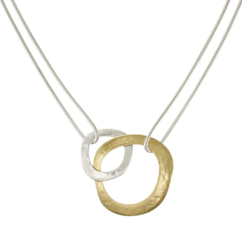 Marjorie Baer Interlocking Rings Necklace - N3128D