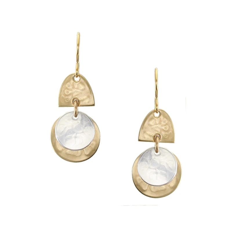 Marjorie Baer Mixed Metal Wire Earrings - E0903DW