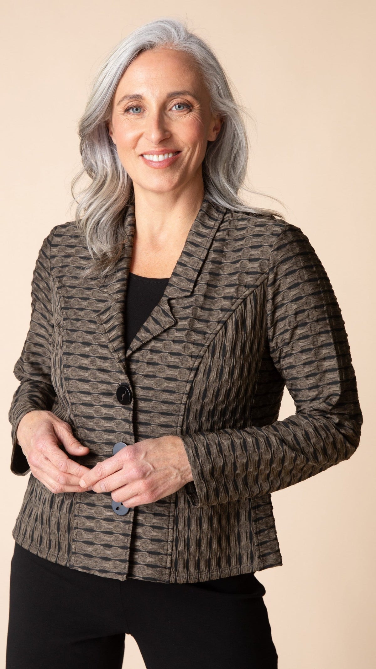 Habitat Newport Knit Seamed Shape Jacket