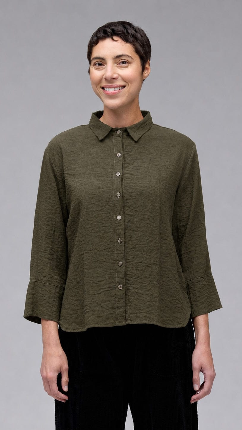 Cut Loose Parachute Crop Easy Shirt - Multiple Colors