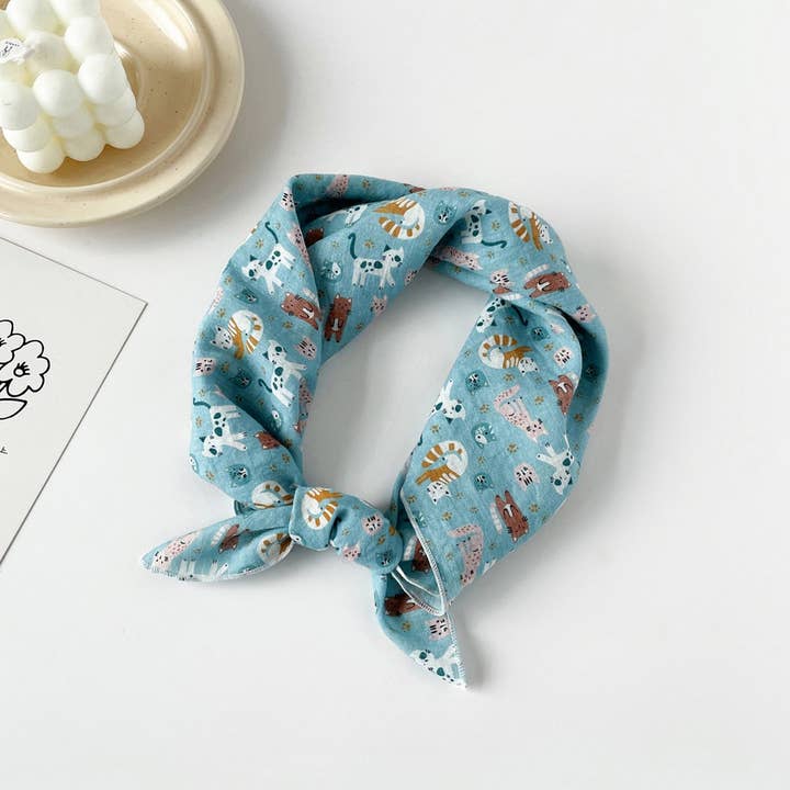 Versatile Square Head Scarf - Multiple Patterns