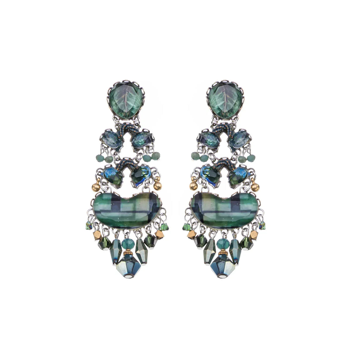 Ayala Bar Emerald Reflection Set Auralis Earrings