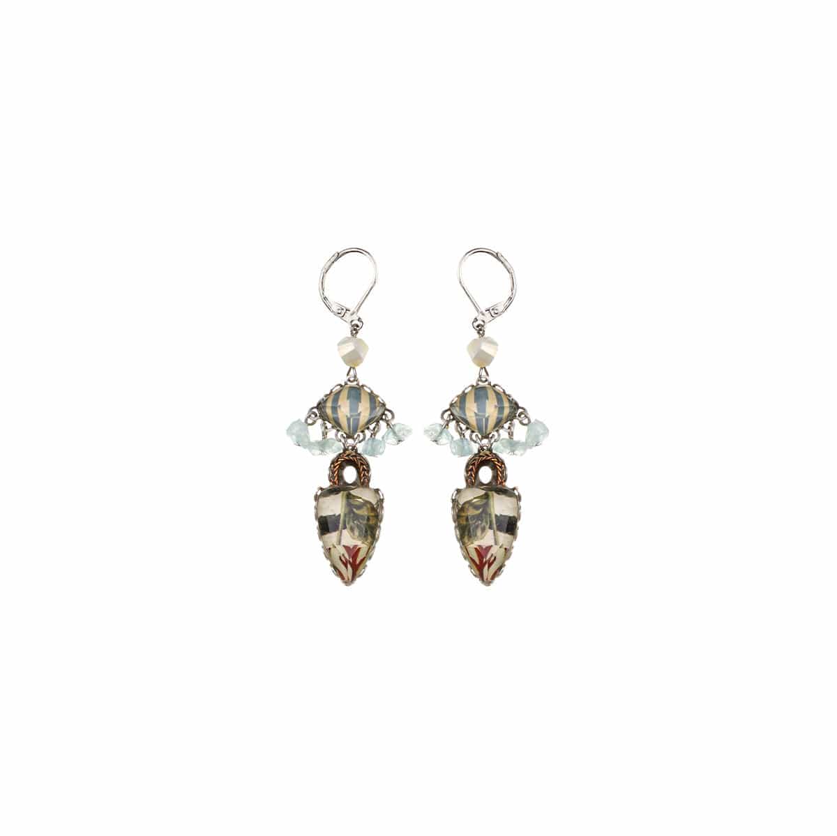 Ayala Bar Neptune's Garden Agar Earrings