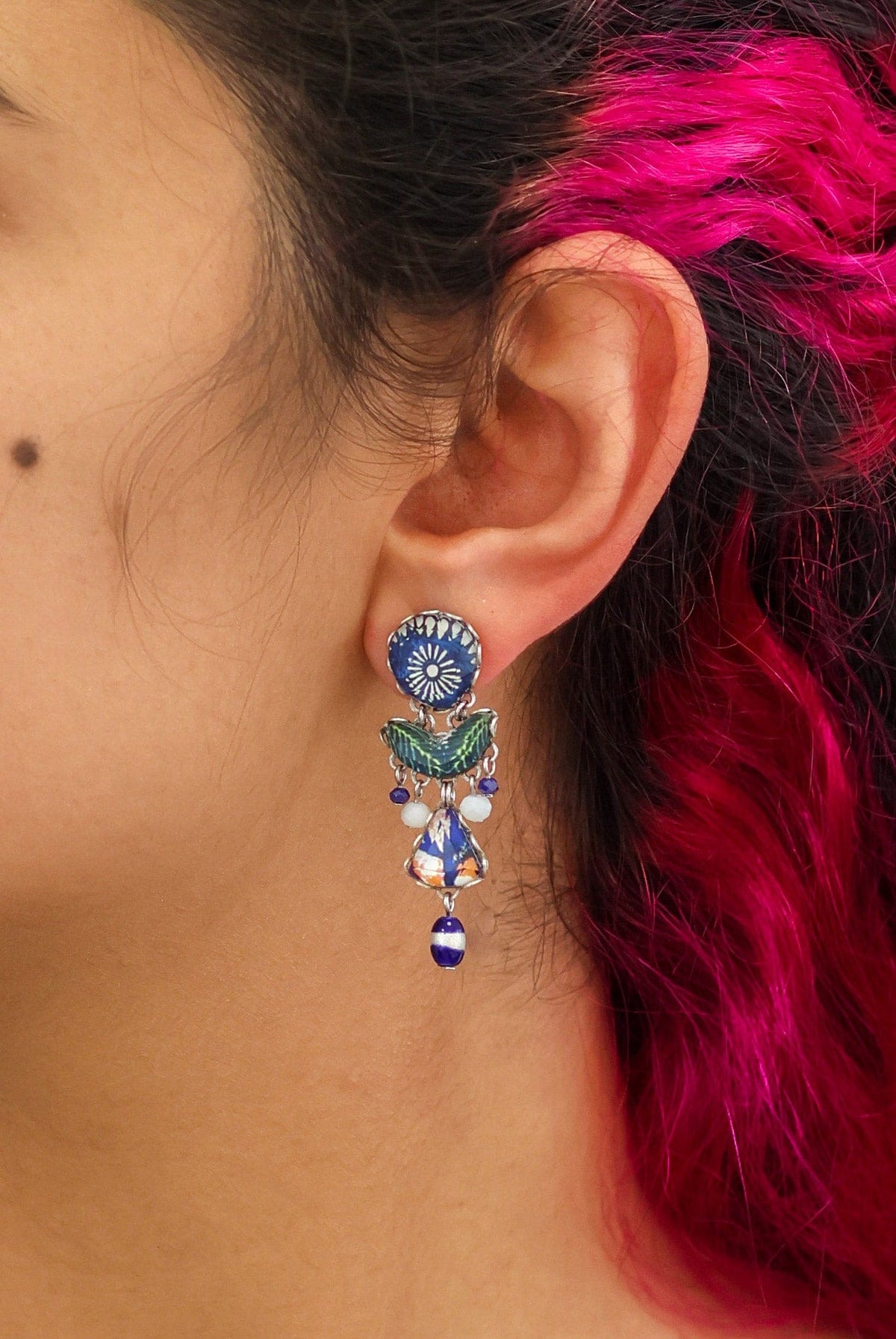 Ayala Bar Blue Domes Aphrodite Earrings