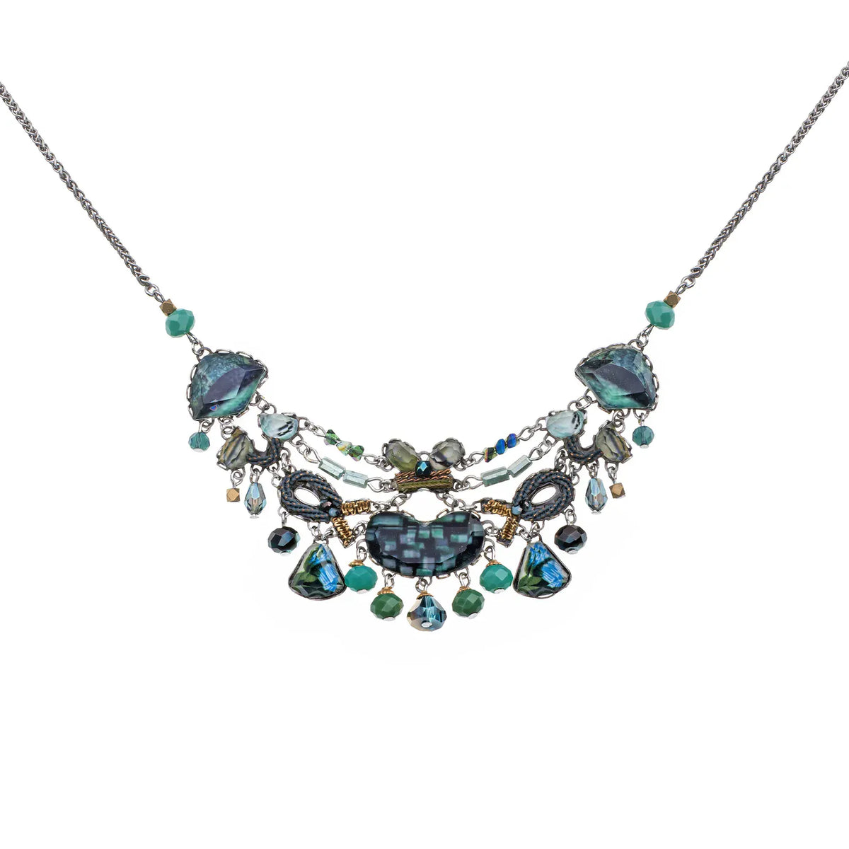 Ayala Bar Emerald Reflections Set Sylmera Necklace