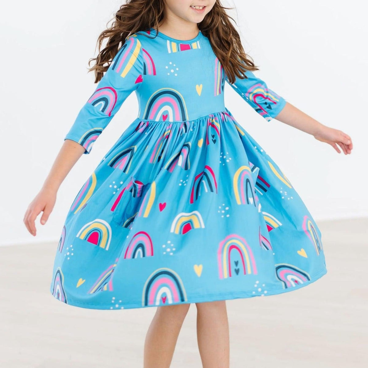 Mila & Rose Pocket Twirl Dress - Multiple Colors