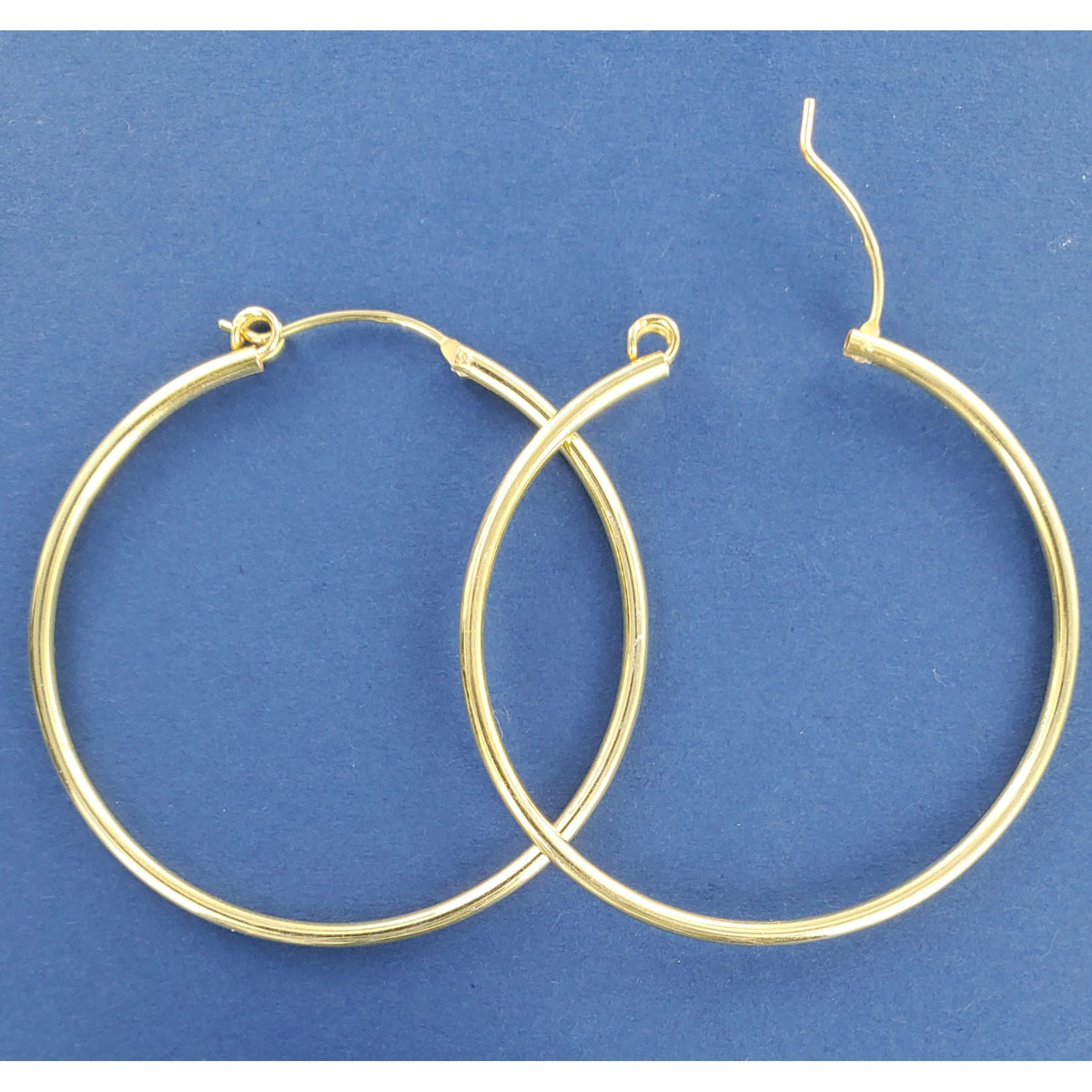 SilverStar Gold Plated Hoops - Multiple Sizes