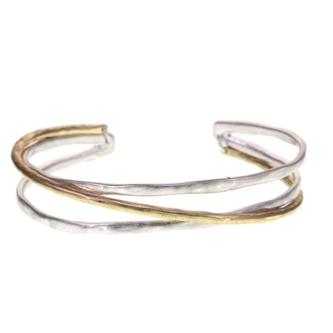 Kole Design Two Tone Bracelet
