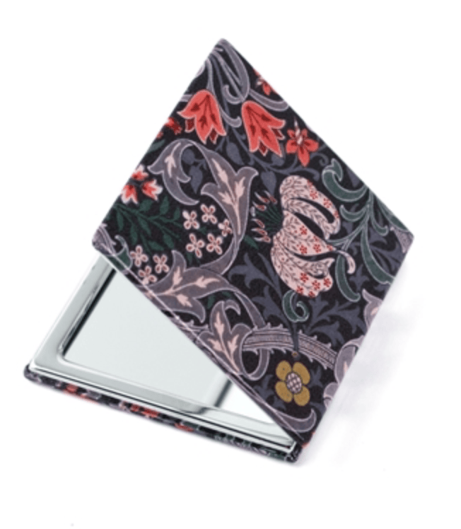 Value Arts Golden Lily Travel Compact Mirror - Multiple Colors