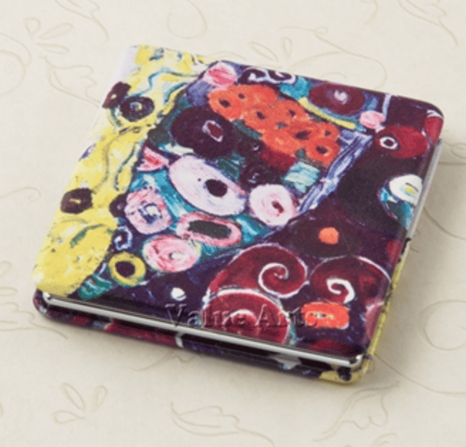 Value Arts Klimt Purple Travel Compact Mirror