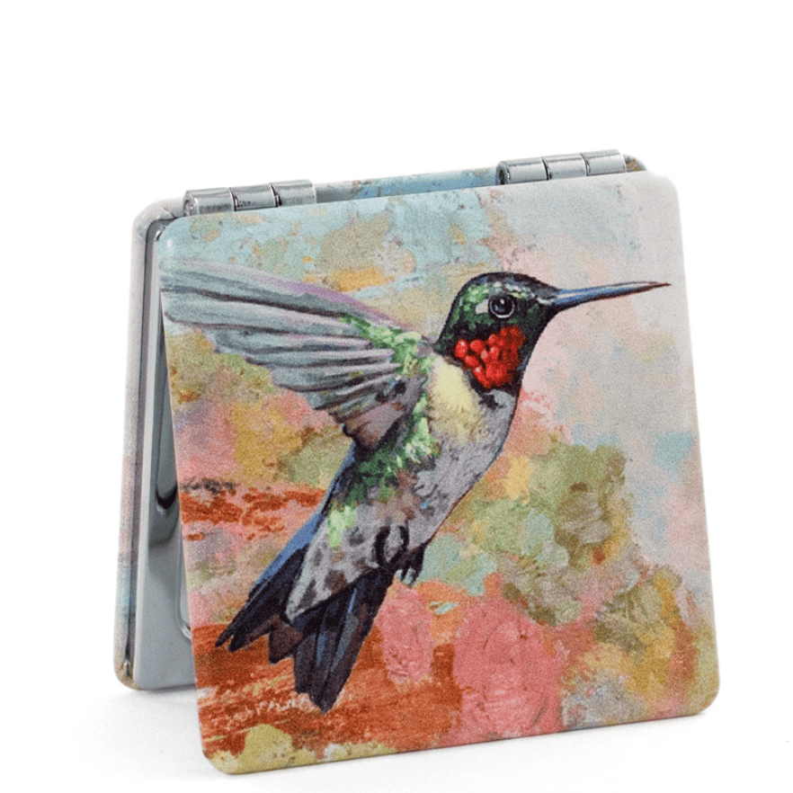 Value Arts Hummingbird Travel Compact Mirror