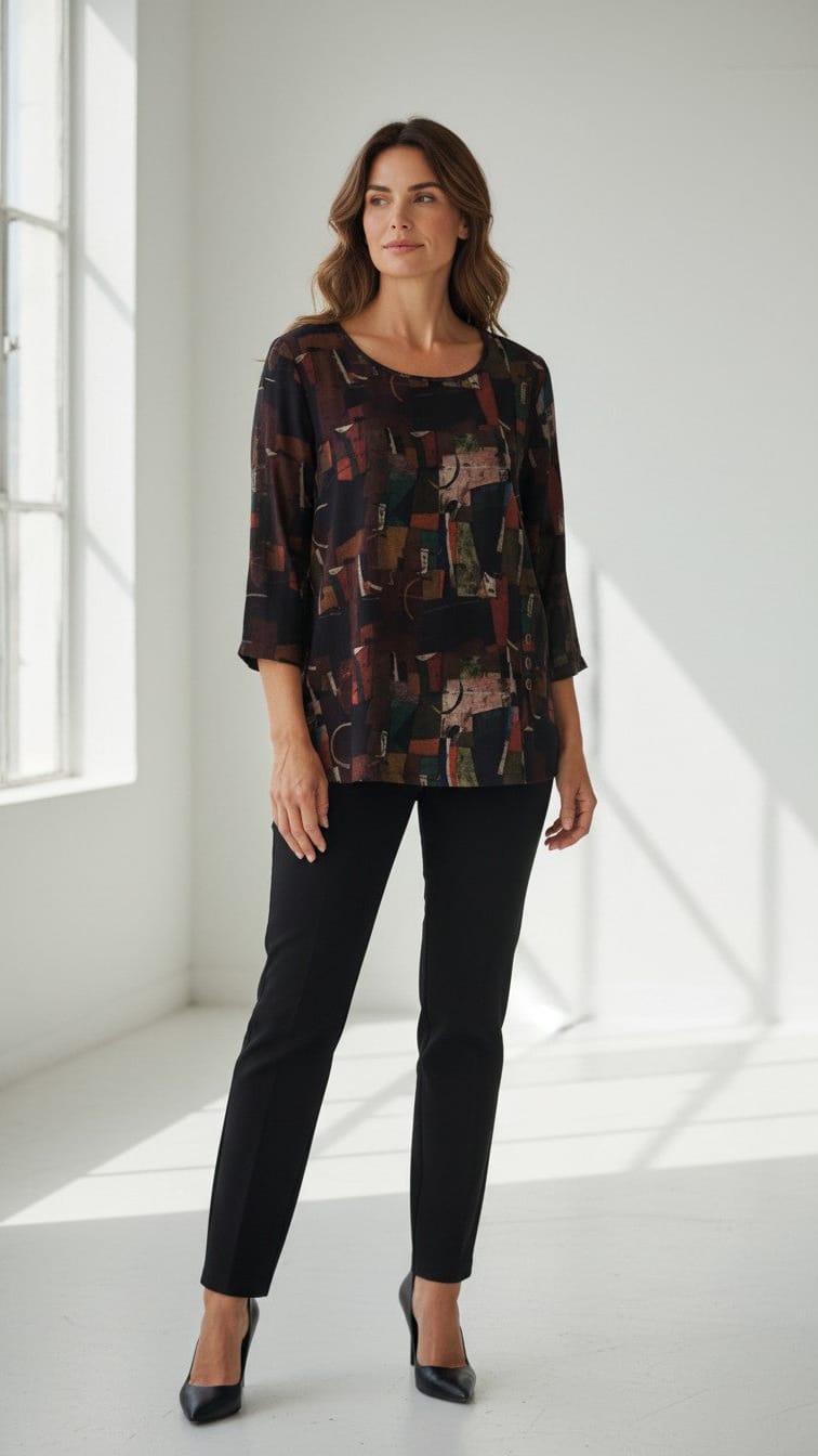 Shana Apparel 3 Button Pullover