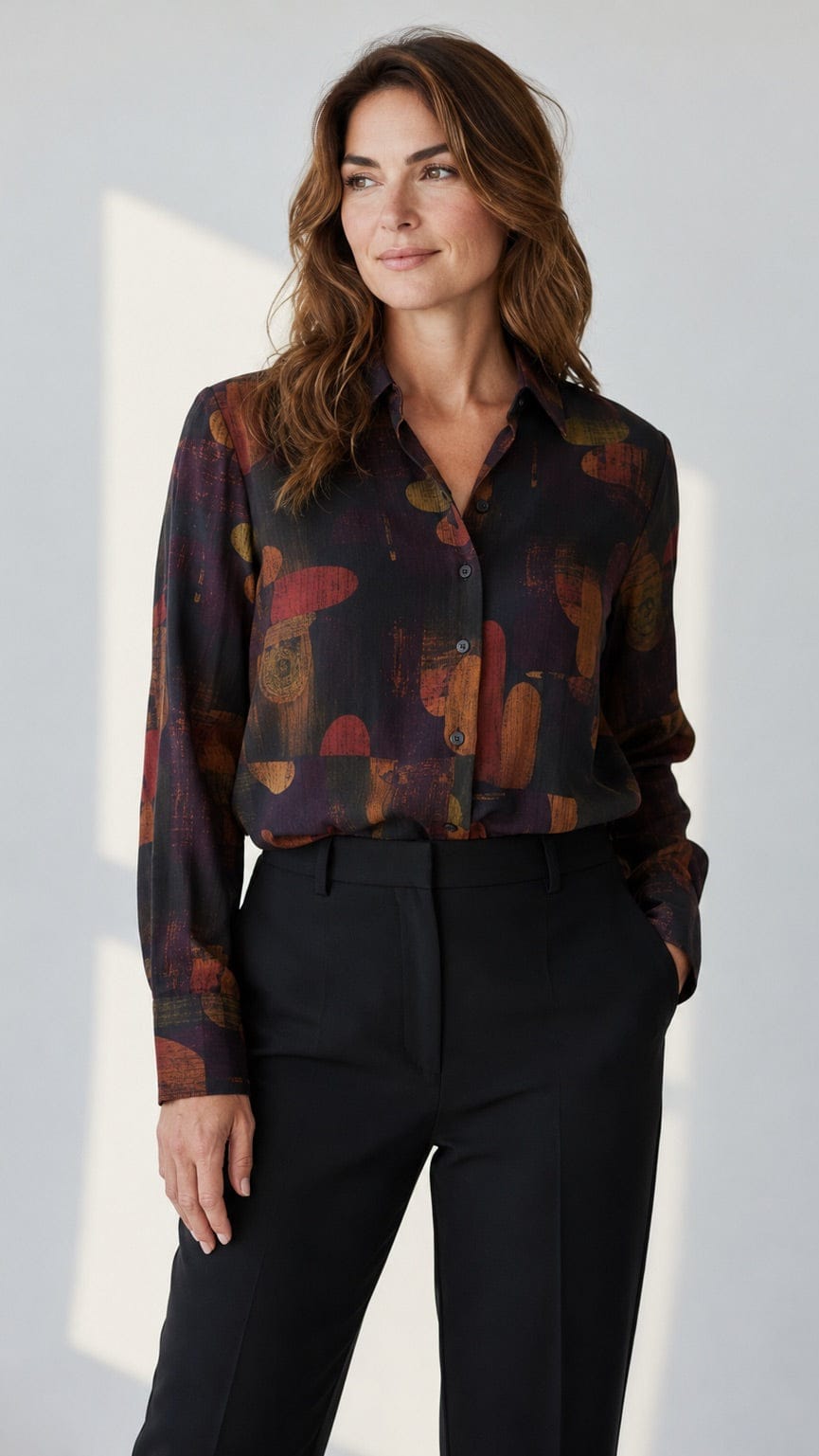 Shana Apparel Button Detail Blouse