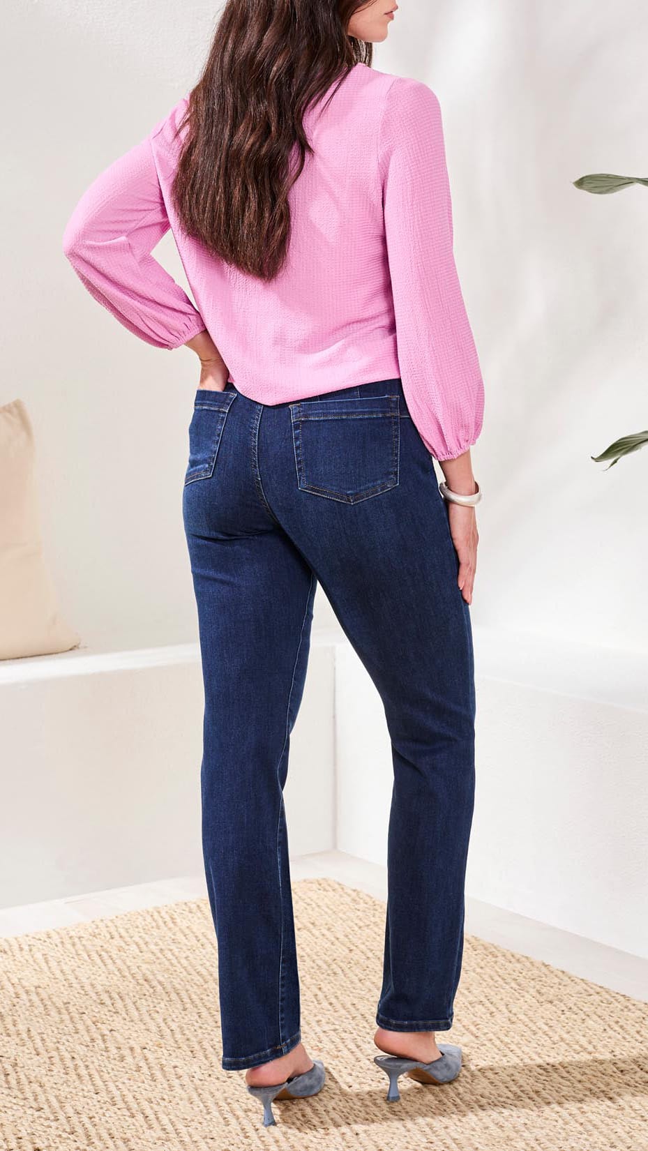 Tribal Sophia Curvy Boundless Pull-On Straight Jean - Multiple Colors