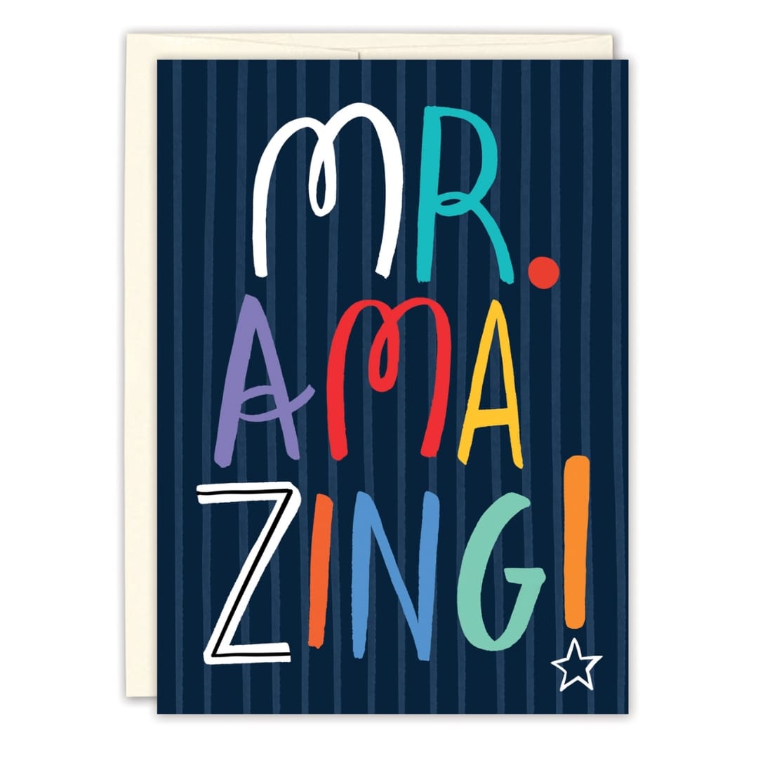 Mr. Amazing Father's Day Card