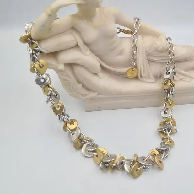 Volare Industrial Link Necklace - #2932MSG